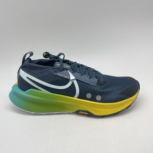 Nike ZoomX Zegama Trail 2 Mens 10 FD5190-402 Blue Running Shoes Sneakers New